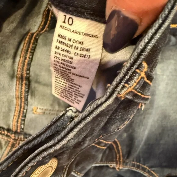 American Eagle Outfitters Skinny Jeans - Dark Wash Blue - Picture 3 of 4